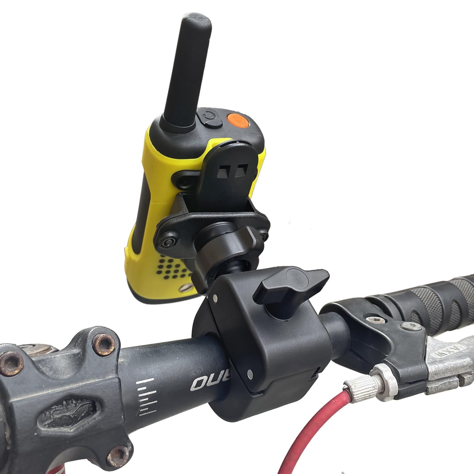 Supporto universale UAYESOK per walkie talkie su biciclette, scooter elettrici, ATV/UTV compatibile con Motorola, Baofeng, Kewnood e Icom