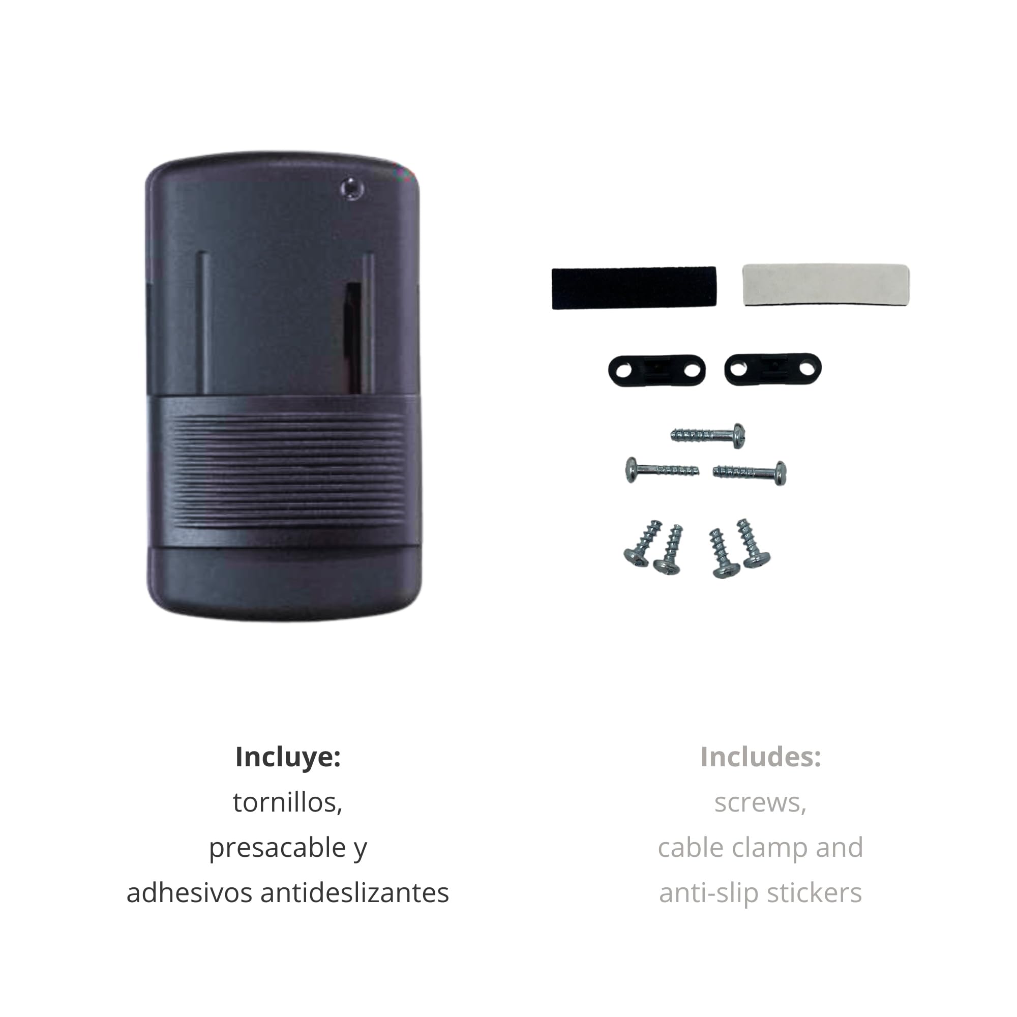 Interruptor Regulador de luz de suelo | Regulador lampara pie | 4-100W | Dimmer lámparas de pie | Atenuador de Intensidad Luces LED | Regulador intensidad luz | Fabricado en Italia | Negro