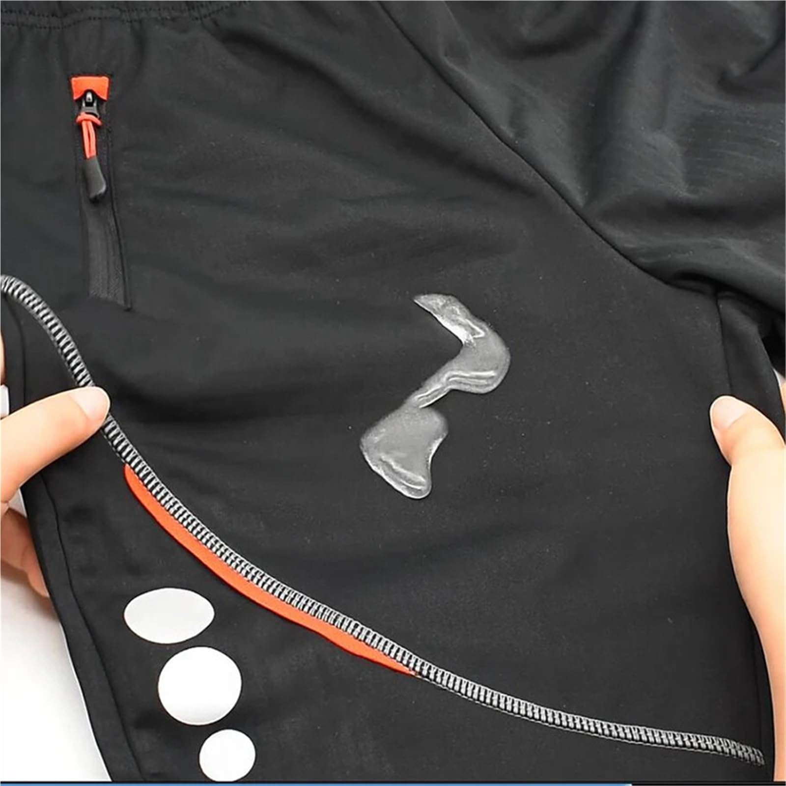 Pantalon de Cyclisme for Hommes, Coupe-Vent, imperméable, Polaire, épais, Chaud, for vélo Montagne, équitation, Moto, Hiver pour Cyclisme