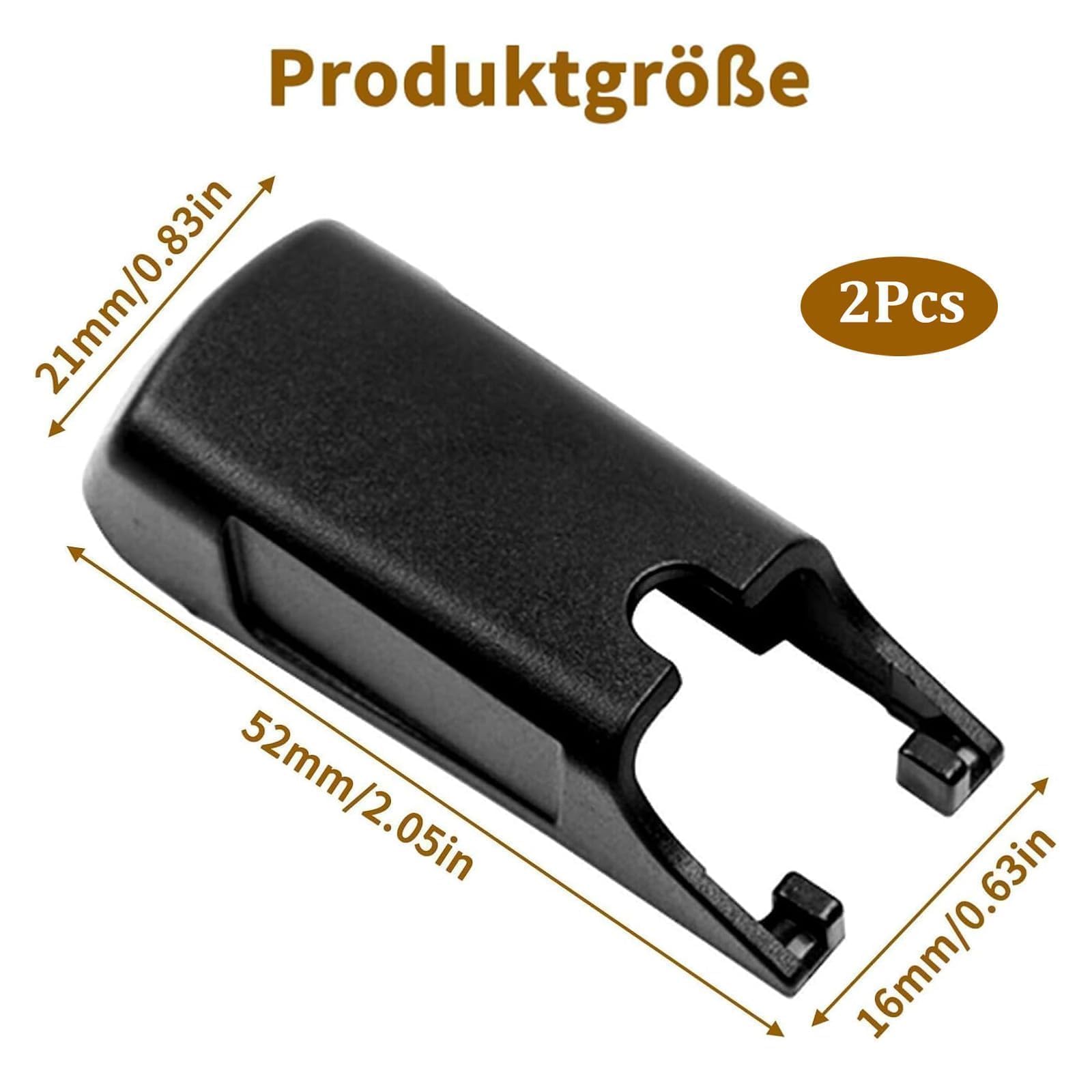 Zestaw 2 osłon na przednią i tylną wycieraczkę, akcesoria W000050335, osłona ramienia wycieraczki, osłona do Mercedesa Benz W176 W246 W205 W213 W447