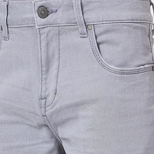 Image of Spykar Men's Kano Slim Fit Mid-Rise Jeans (Ankle Length)