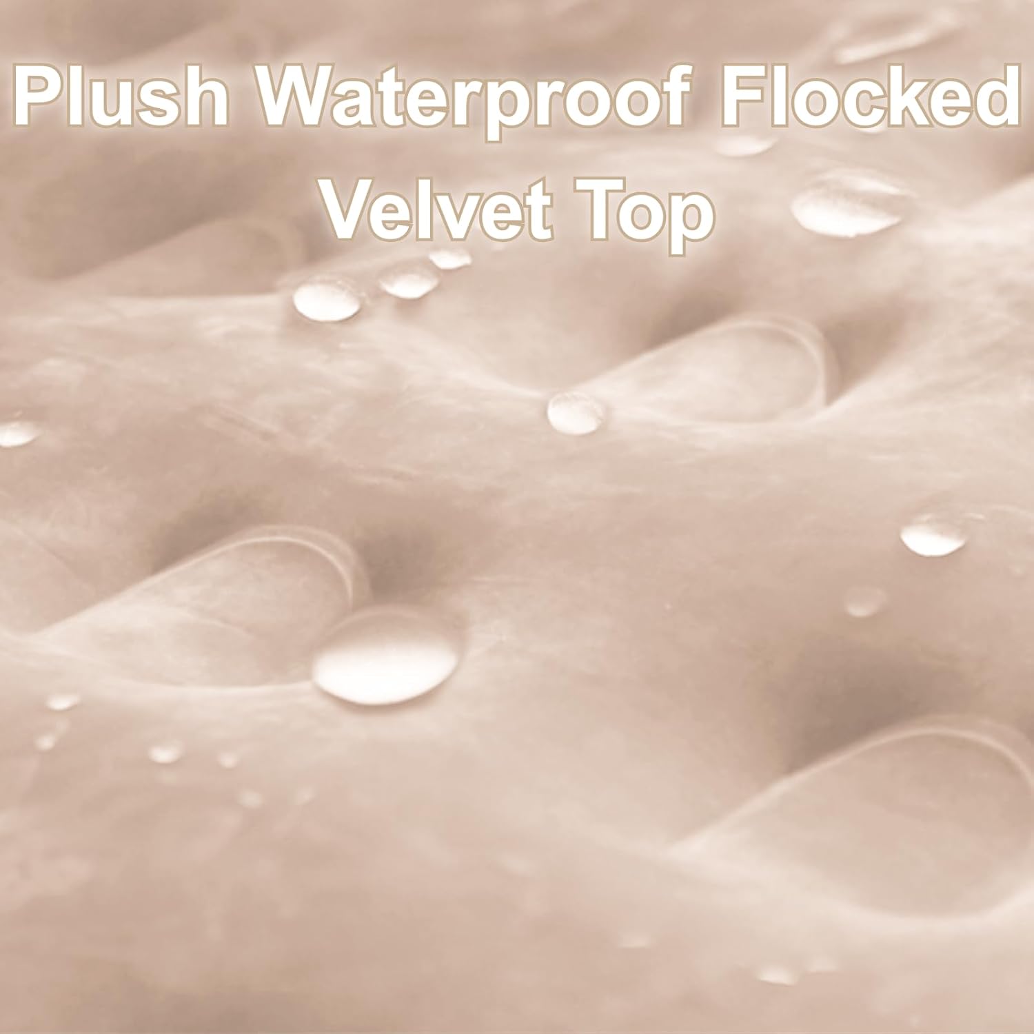 Semi-Frosted Full Size Air Mattress - 13 Raised Comfort Inflatable Mattress, 550lb Capacity w/USB Pump | Ultra Plush Khaki Velvet Top | Camping & Guest Bed | Fast Inflation & Leak-Proof