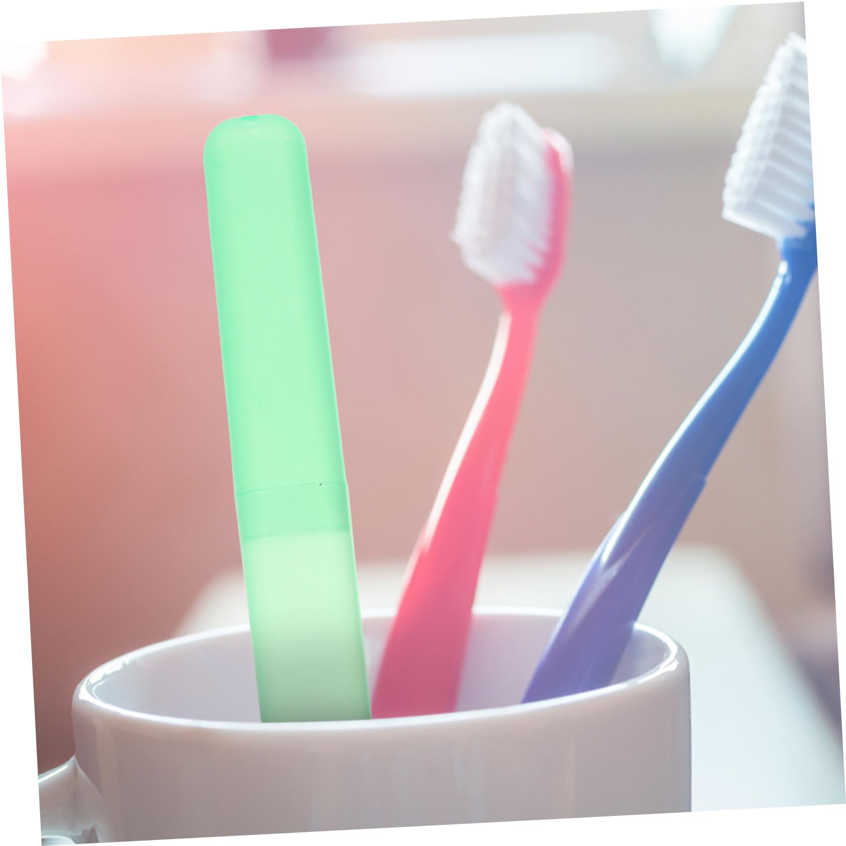 Beaupretty Boîte à Brosses à Dents Portable 40 Pièces Abs pour Voyage