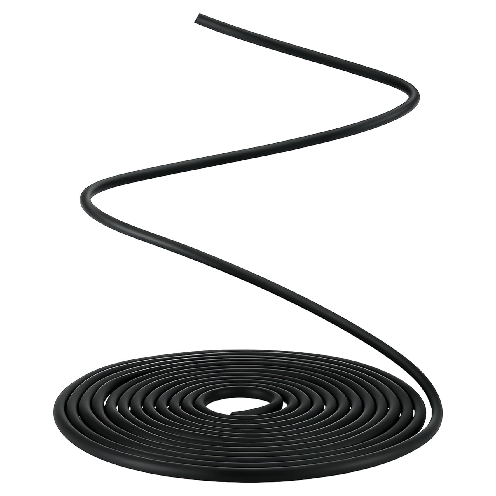 Black Foam Rubber Caulk Saver,Backer Rod for Gaps and Joints,Foam Rubber Weather Seal Strip,for Weather Stripping,Door Seal,Concrete Expansion Joint Filler Rope,6mm x 15m