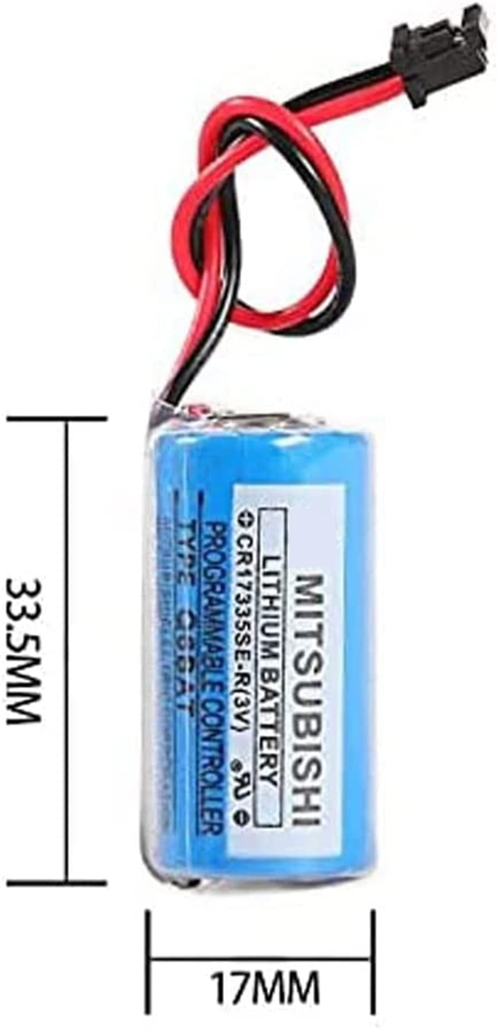 Amazon.co.jp: (10個入り) Q6BAT CR17335SE-R 3V 1800mAh PLC 交換用