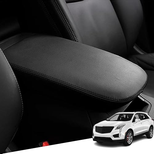 Miniatura 153 de Great-luck Leather Center Console Cover Armrest Pad,Protector Armrest Box Cover Accessories Keep Your Armrest in a More Comfortable Feeling(black