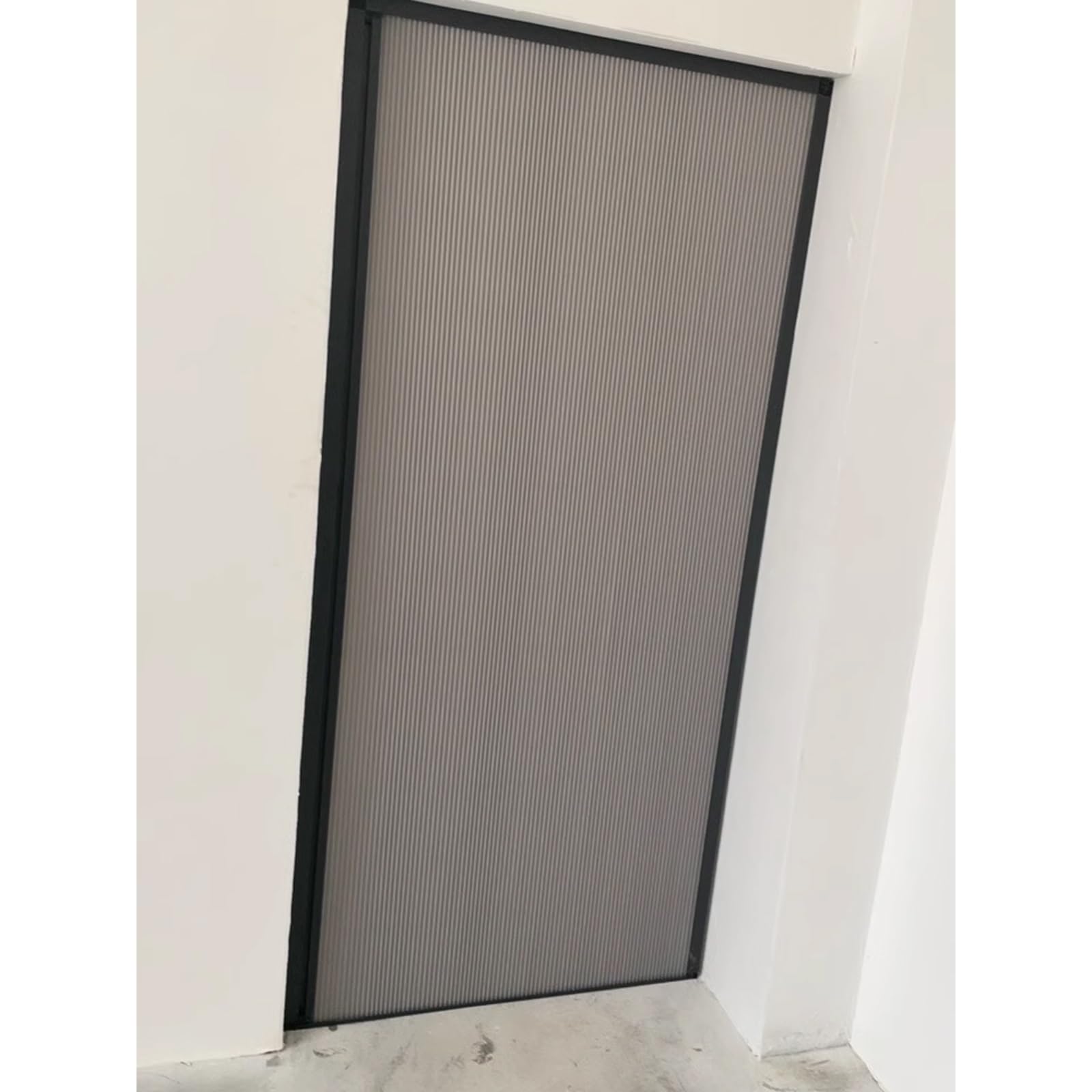 Drzwi harmonijkowe, zewnętrzne drzwi składane z aluminiową ramą - przegroda akordeonowa z tkaniną komórkową, wysokość 213 cm do kuchni, szafy i sypialni, opcje szerokości: 137-198 cm (wys. 84 cali