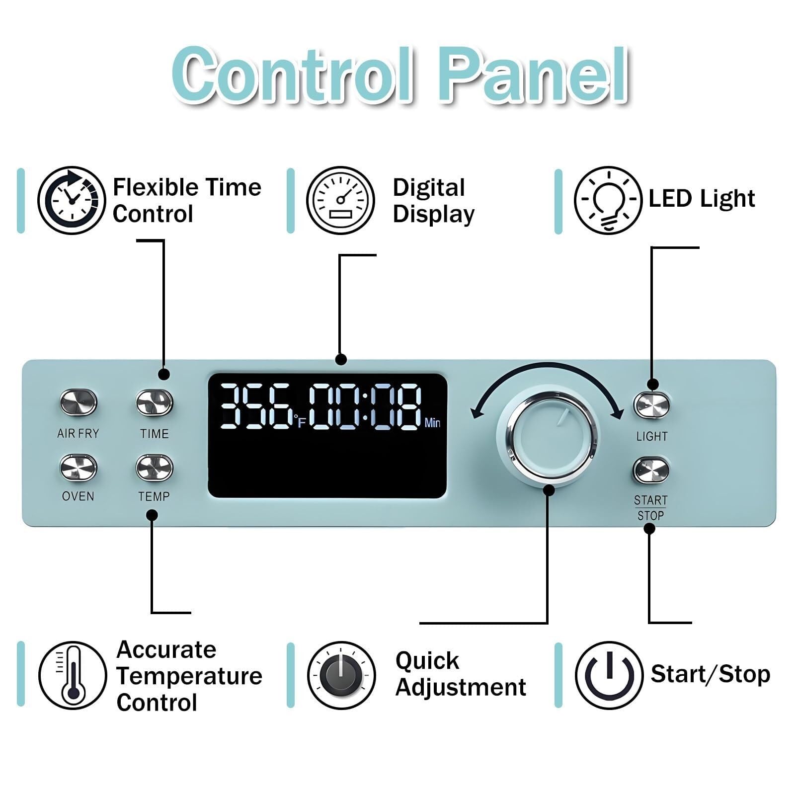 Máquina de horno de sublimación para espacios en blanco de sublimación, horno de convección de luz con pantalla digital para tazas, vasos, tazas y botellas de agua