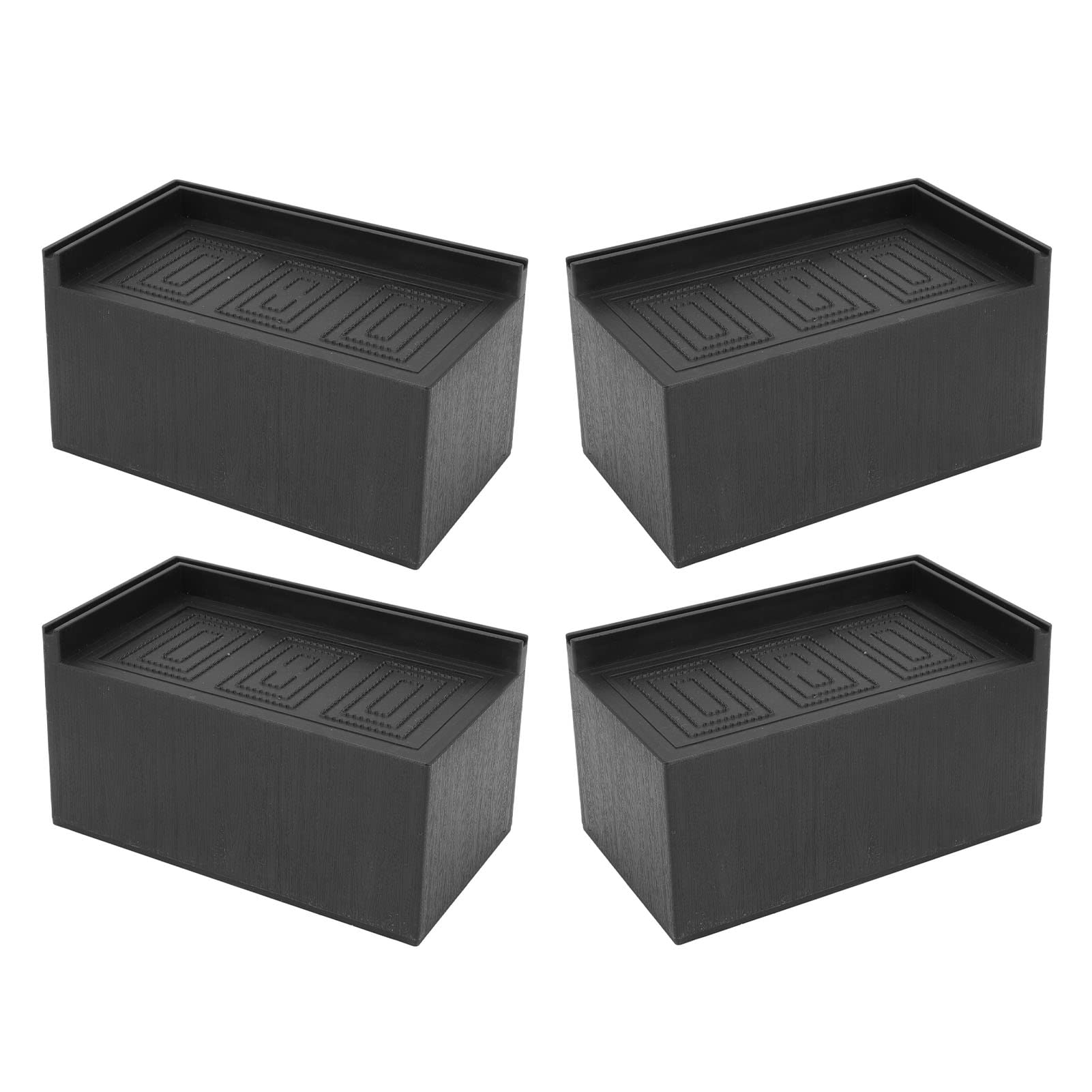 Grand Rehausseur De Lit, 4 Pièces, Larges Et Rectangulaires, Robustes, Pour Meubles, Hauteurs De 3 Pouces, Pour Lit, Canapé, Chaise, Levage De Machine à Laver