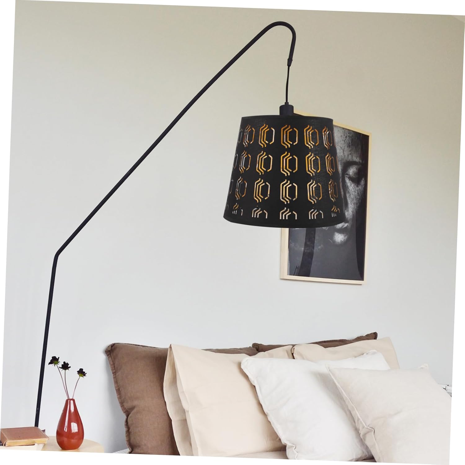 Ciieeo Medium Size Lampshade Fabric Lamp Cover Replacement for Table Lamp Lampshade Covers