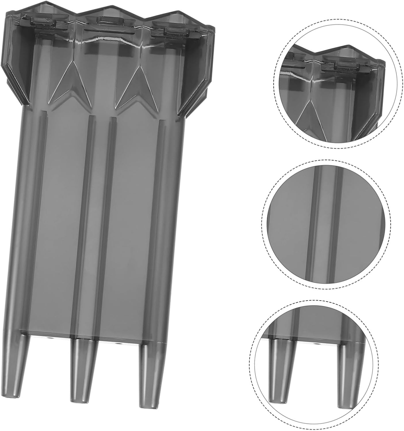 FOMIYES Portable Lightweight Darts Case for Steel Darts with Hard Plastic Shell Carrying Storage Box for Outdoor and Travel Use