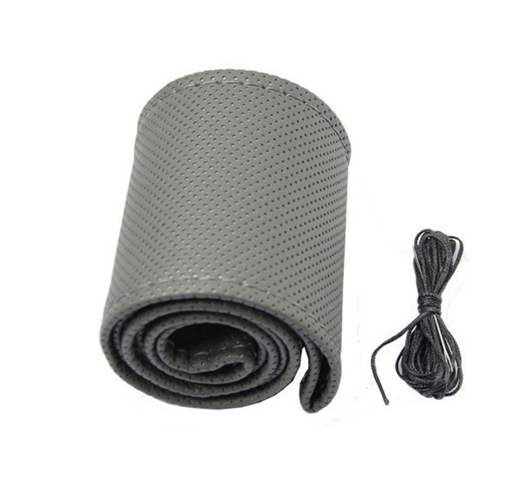 Guance PU Leather Stichable Steering Cover Grey for Mahindra Mahindra Scorpio 2018-image-16