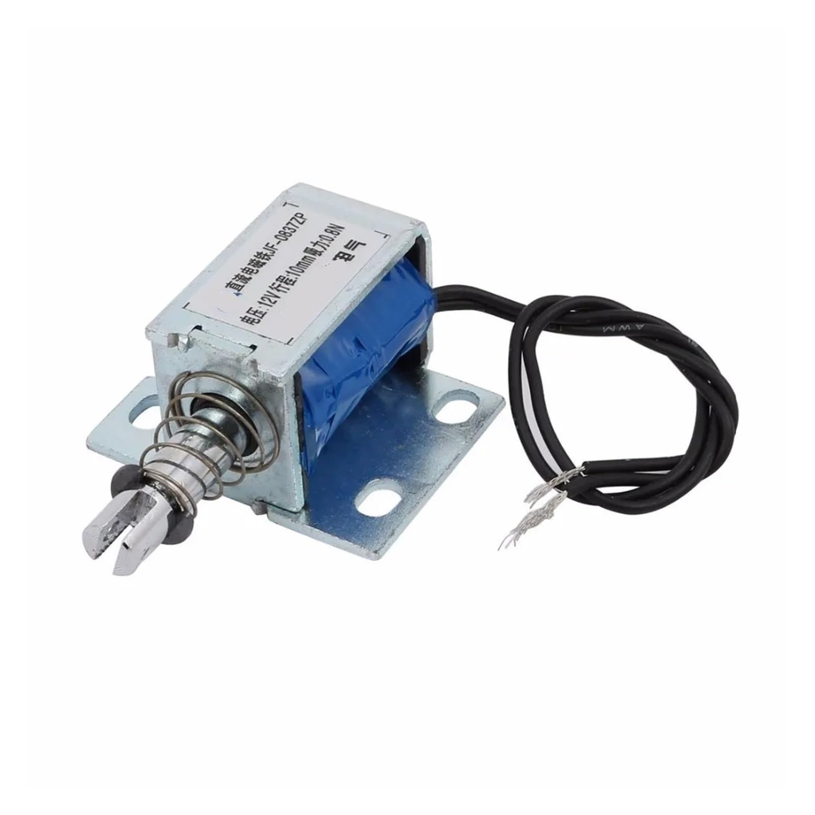 AARTERZZA ZYE1-0837ZP/JF-0837ZP DC 6V 12V 24V 0.8N 10MM Push Type Open Frame Solenoid Electromagnet(DC 6V)