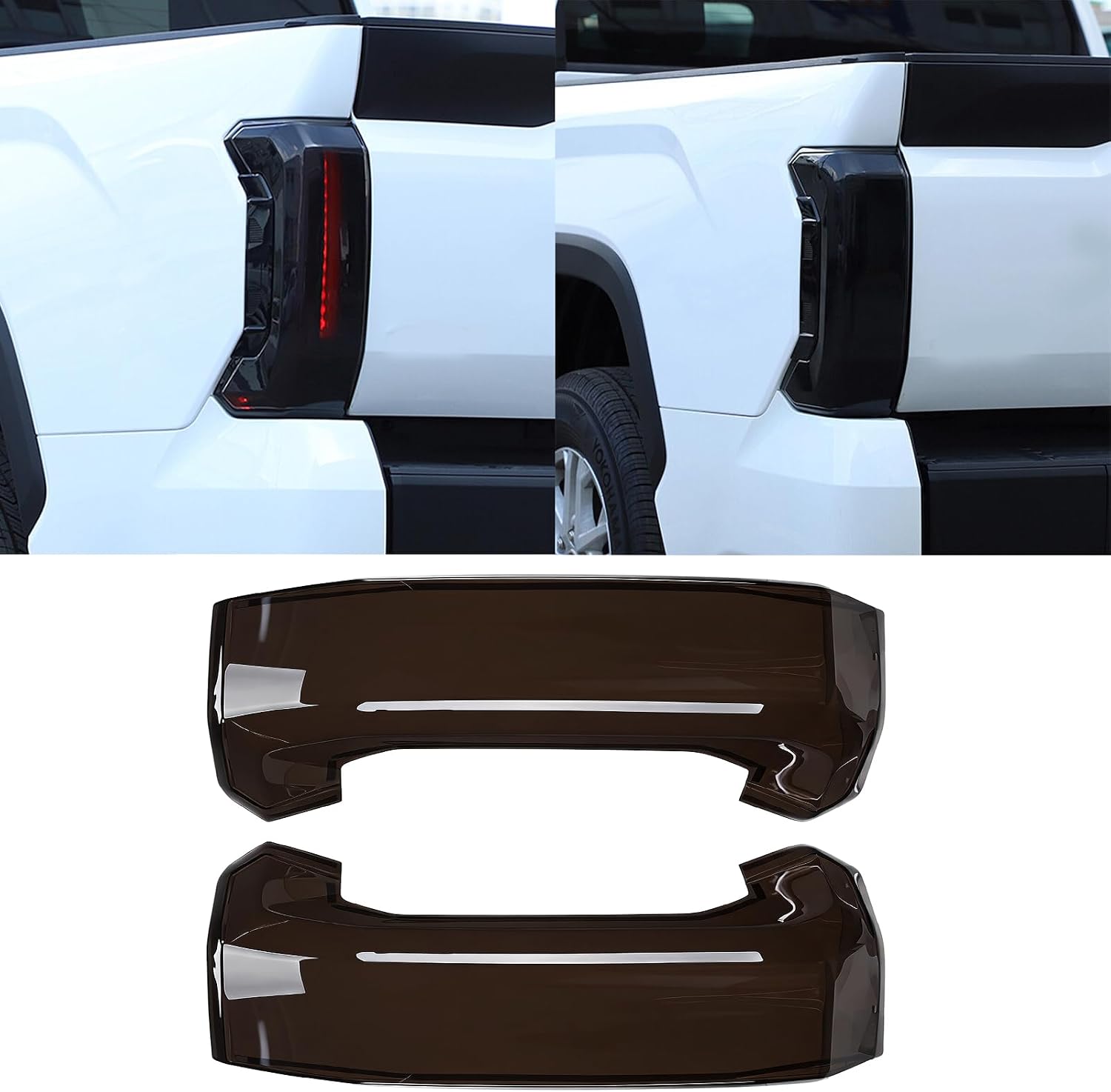 Rear Tail Light Cover Tail Lamp Shell Guard Fit for Toyota Tundra 2022-2026