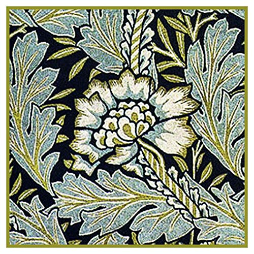 Orenco Originals William Morris Neutral Anemone Detail Design Counted Cross Stitch Pattern