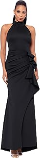 Xscape Women's Ruffle Detailed Off-The-Shoulder Tafetta Gown