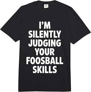 Funny Foosball Art for Men Women Kids Table Soccer Foosball Comfort Colors Adult Heavyweight T-Shirt