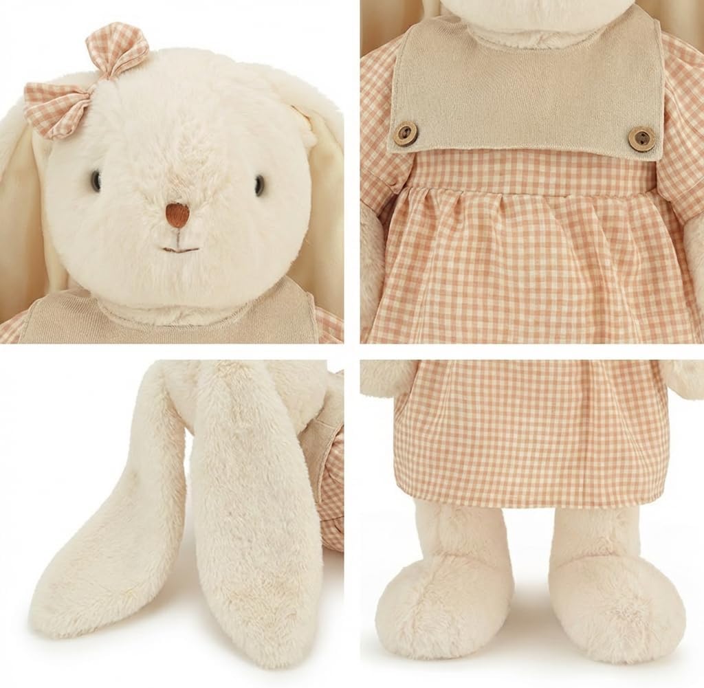 Bunny Stuffed Animals, Soft & Cute Rabbit Plush Toys, Rabbit Stuffed Animal, Easter Bunny Plush Toys (Beige 12inch)
