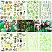 NUOLUX Shamrock Tattoos for St. Patrick's Day 8 Sheets, Over 140 Tattoos with Shamrock, Irish Flag, "Luck of the Irish", Etc.
