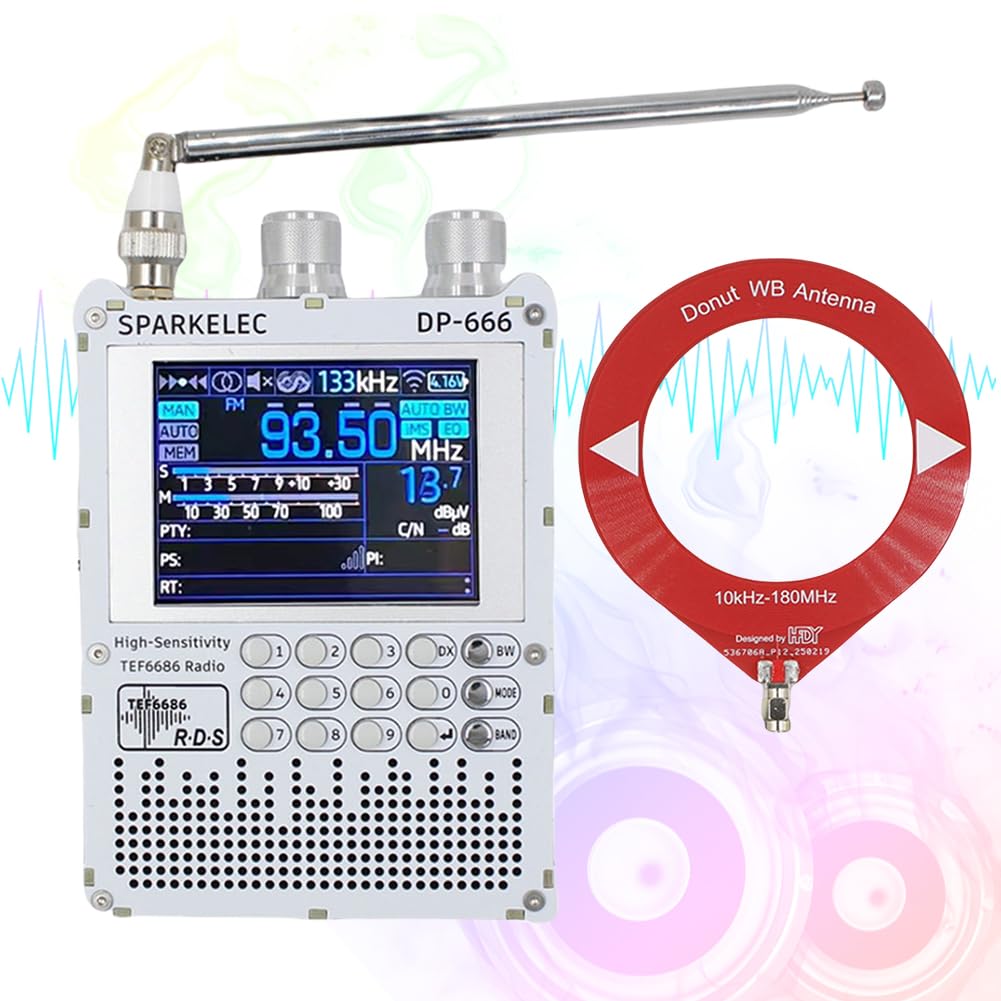 Amazon.co.jp: AZURAOKEY DP-666 TEF6686ラジオ高感度フルバンドFM AM