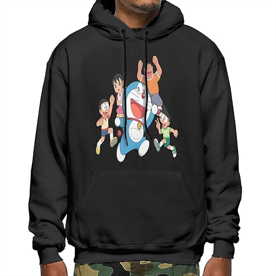 Amazon Co Jp ドラえもん パーカーセータープルオーバーメンズ長袖tシャツセーターセーターセーターフード付きファッションファッション暖かいポケット春と秋の冬の服black ファッション Amazon Co Jp ドラえもん パーカーセータープルオーバーメンズ長袖tシャツセーターセーターセーターフード付きファッションファッション暖かいポケット春と秋の冬の服black ファッション