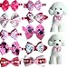 Yagopet 10pcs Hot Pet Dog Bow tie Mix Gilrs Colors Cat Dog Bowtie neckties Adjustable Pet Pet Collars Dog Grooming Products Dog Accessories Cute Gift