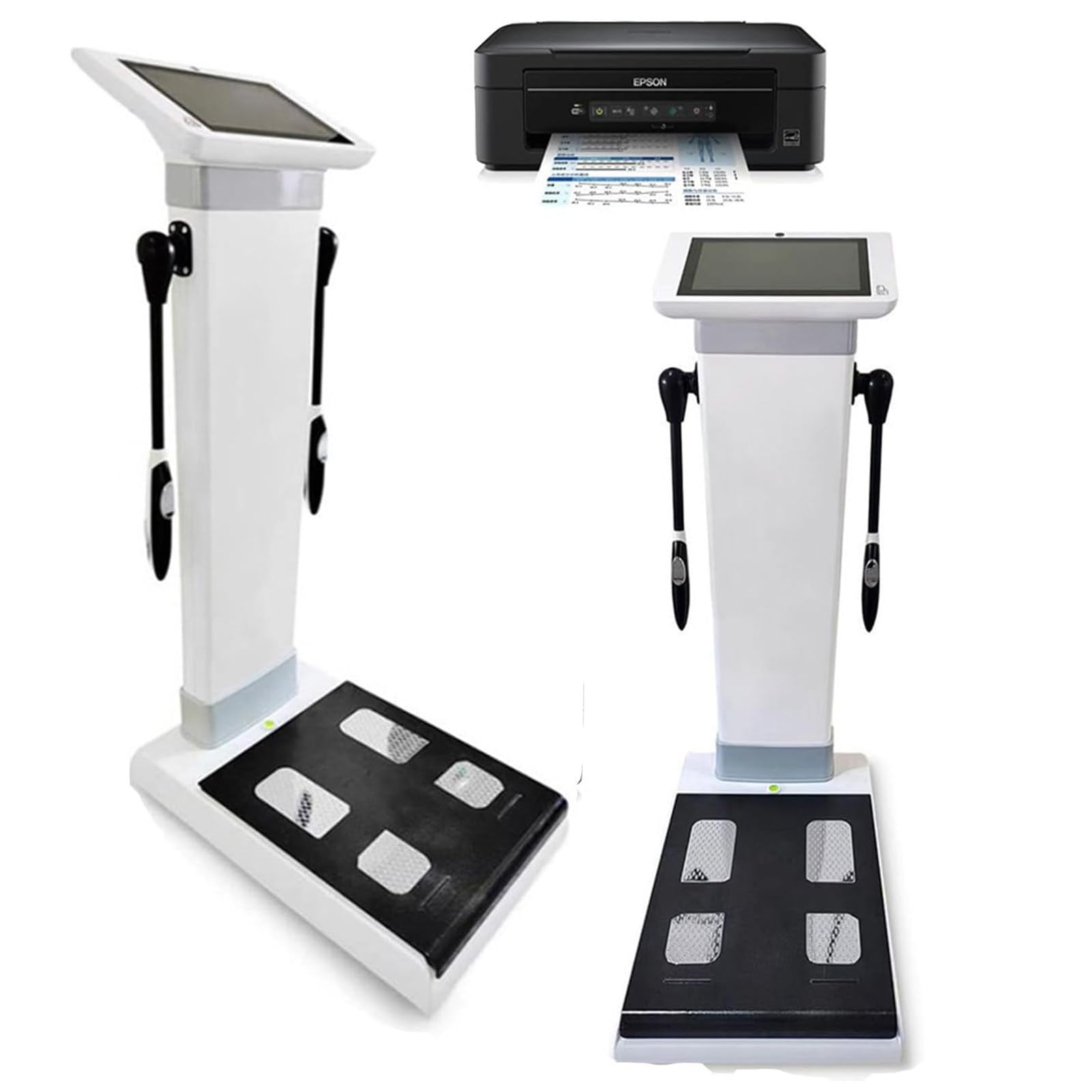 Professional Body Fat Analyzer Scale 10 1 HD Touchscreen BMI Body Composition Monitor Health Tracker with Printer Accurate