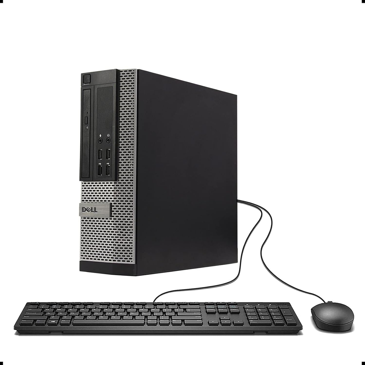 Dell OptiPlex 9020 SFF Ordinateur de Bureau, Intel Core i7-4790, 8 Go de RAM, 240 Go SSD, WiFi, Bluetooth, Clavier QWERTY US, Windows 11 Pro (Reconditionné)