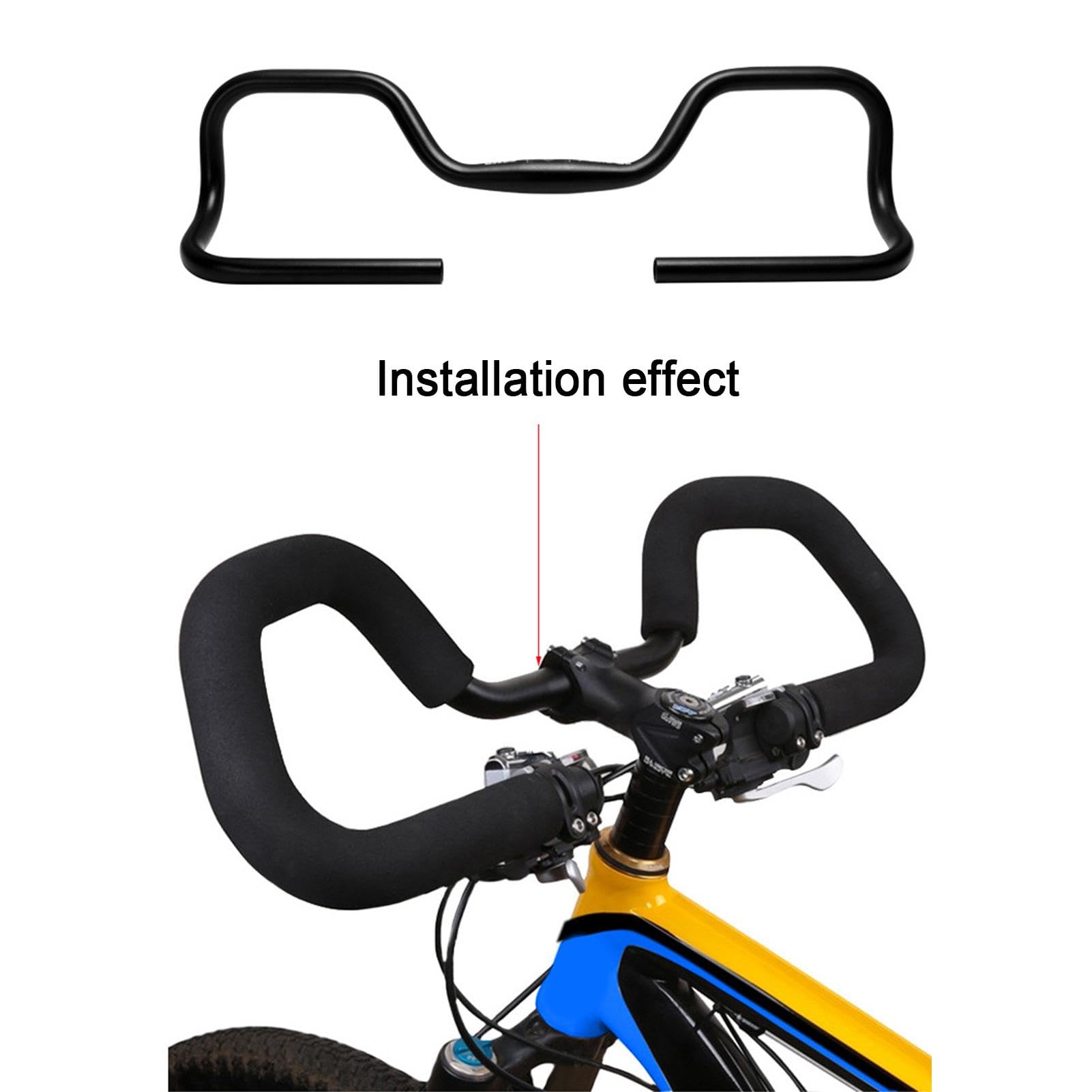 Fahrrad-Schmetterlings-Griff, Mountainbike, Schmetterlings-Lenker, Fahrradstütze, Lenker, Rennräder, Cruiser-Halterung | Fahrradstütze, Lenker, Rennräder, Cruiser-Halterung