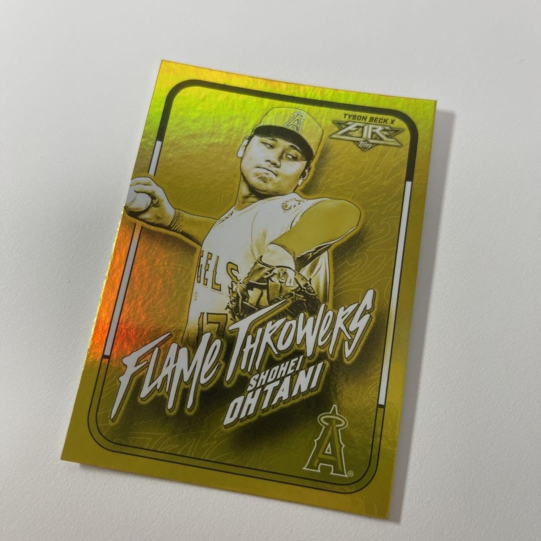 topps fire 2022 インサートカード(ゴールド)大谷翔平 フリーマン