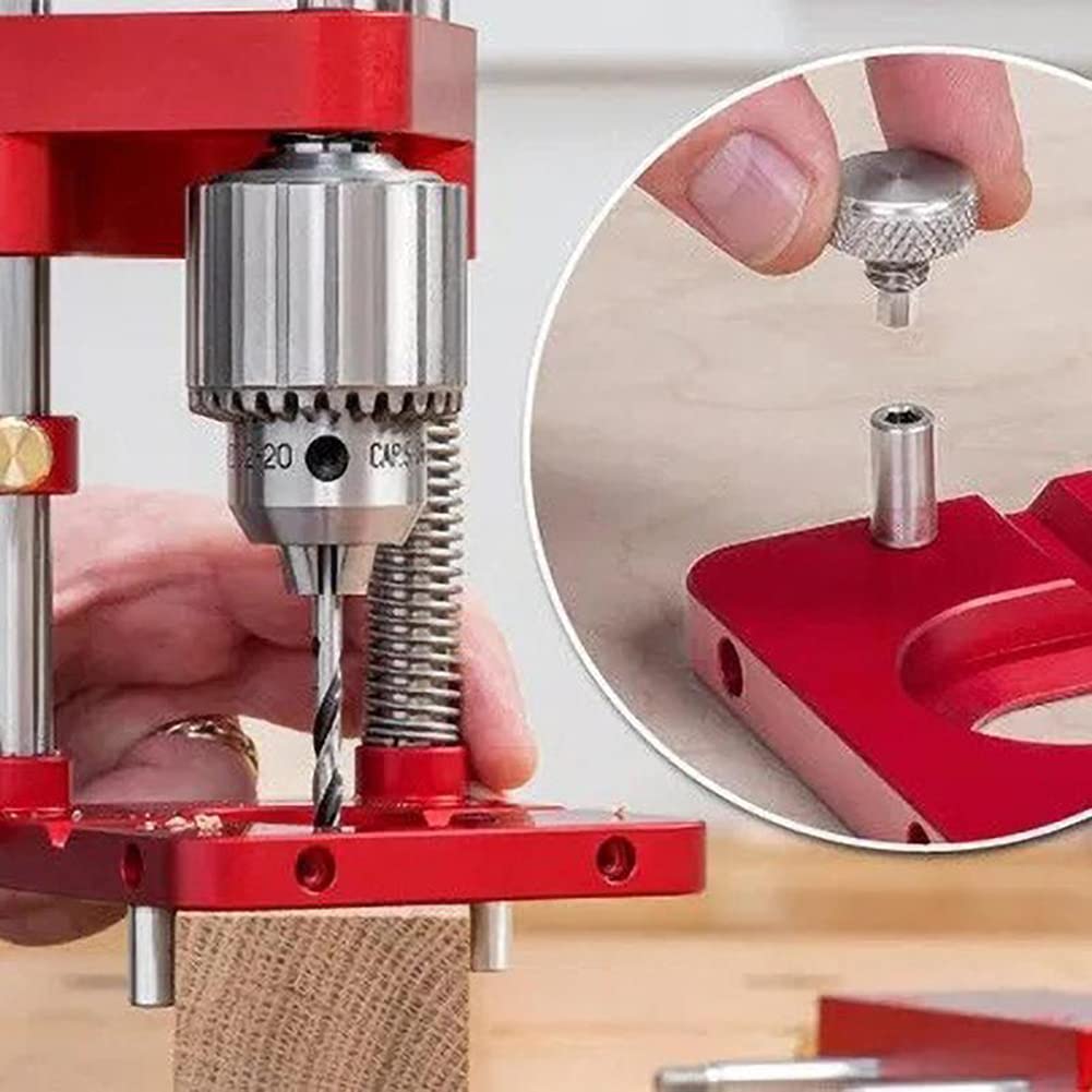 Lokalizator do obróbki drewna, przenośny wiertła do obróbki drewna, urządzenie lokalizujące, prowadnica Punch Locator Drill Guide wiertarka stojak wiertarska wiertarka mate prowadnice wiertnicze Bench Drill Press Stand