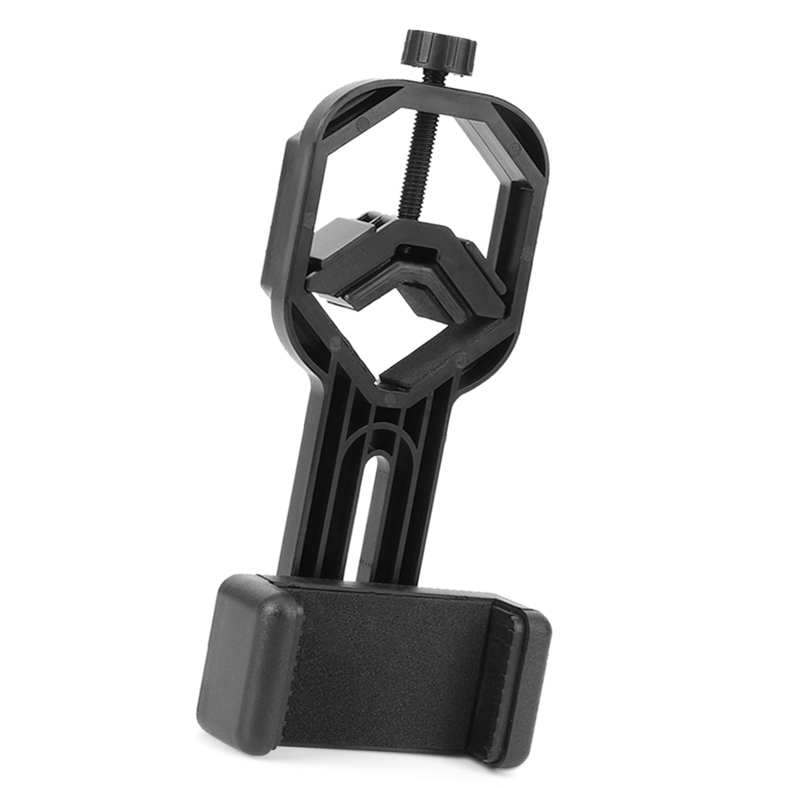 Czarny uchwyt na telefon komórkowy do lornetki Monokularowe teleskopy astronomiczne Uniwersalny teleskop / mikroskop Adapter uchwytu na telefon Uchwyt na telefon komórkowy do telefonu komórkowego 5 cm-9 cm