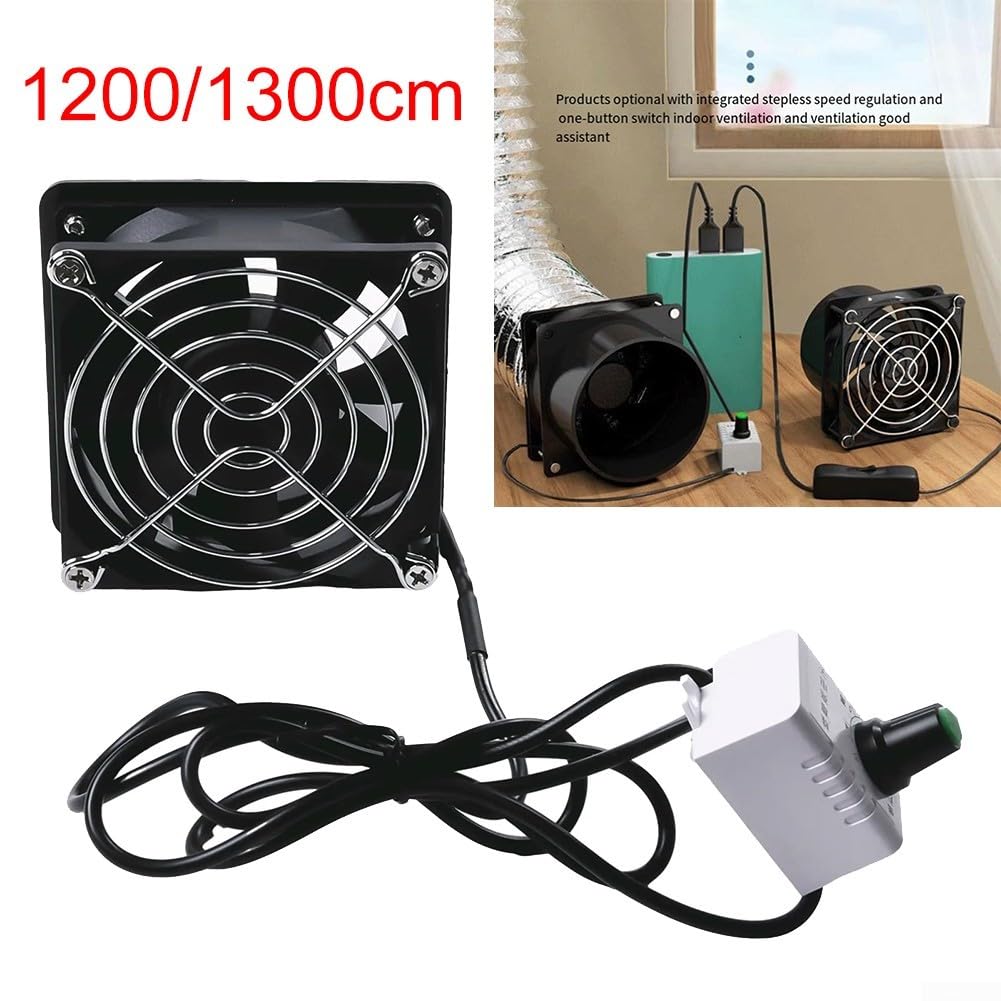 Ventilador de escape USB compacto diseñado para cocinas Ajustes de velocidad ajustables para un flujo de aire óptimo (B)