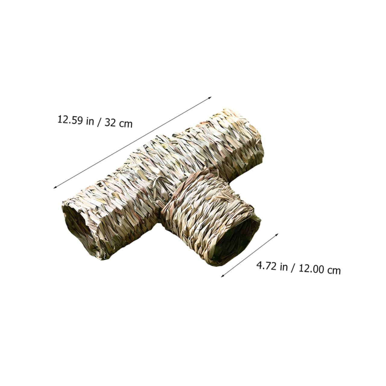 VANZACK 2piezas Hamster Hut De Natural Juguete para Hámster y Roedores Accesorio para Diseño y Mano