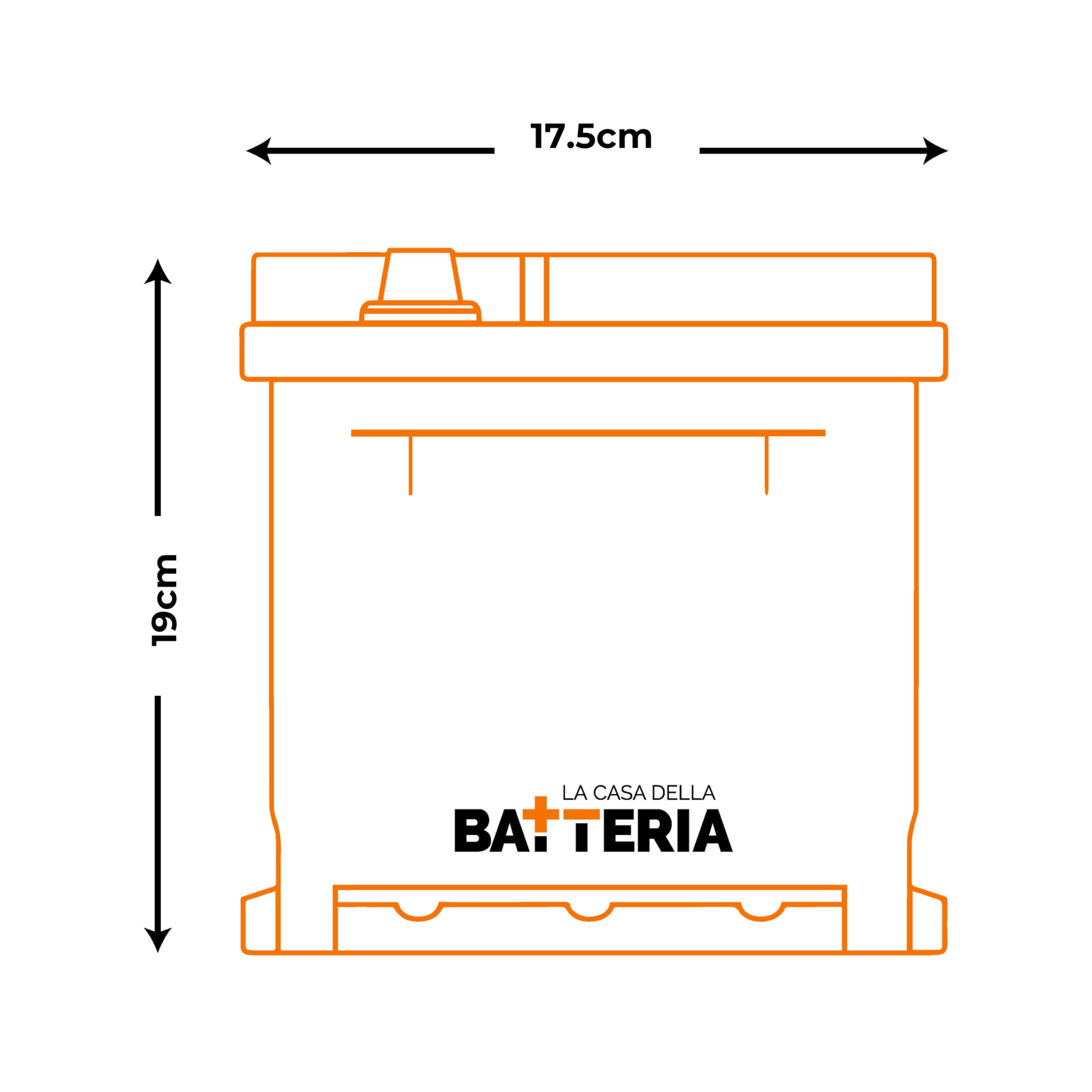 Batteria Auto Expedit 12V 80Ah - Senza Manutenzione, Made In Italy, Per Auto Asiatiche - Foto 9