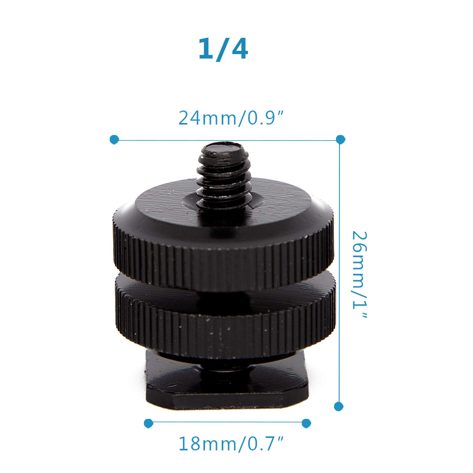 Adaptateur De Montage De Griffe Froide Pour Appareil Photo Avec Vis De