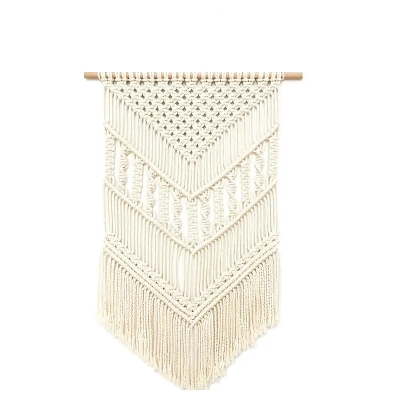 FonHNDG Decoración del hogar Tapiz geométrico tejido de macramé for colgar en la pared, arte for habitación apartamento Para decorar paredes(Style1)