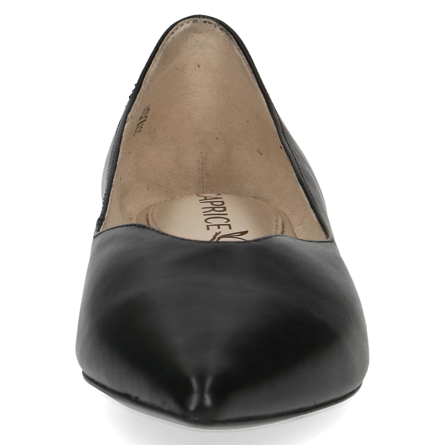Caprice Damen Ballerinas aus Leder Spitz