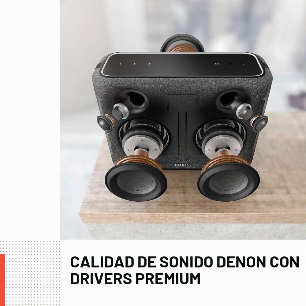 DENON Altavoces estantes, Blanco, One size
