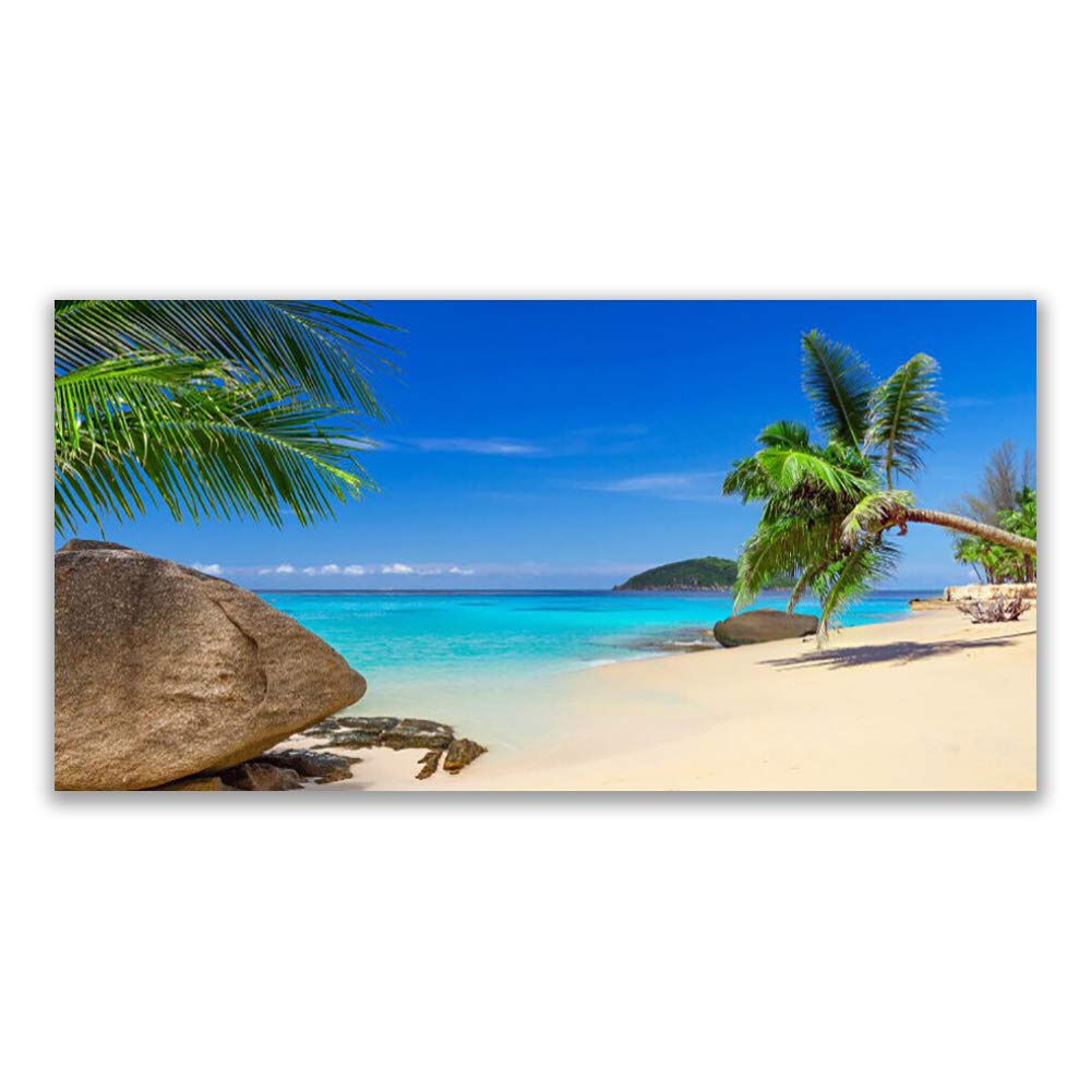 Tableau mural moderne plage et mer pour créer une oasis de sérénité dans votre chambre