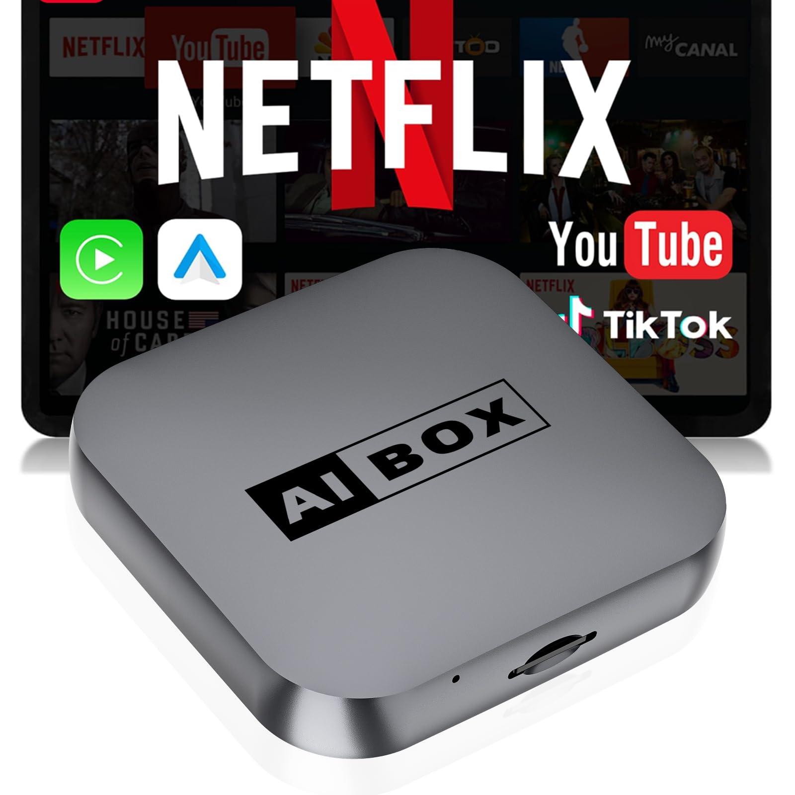 Amazon.com: Wireless CarPlay/Android Auto Adapter with Netflix