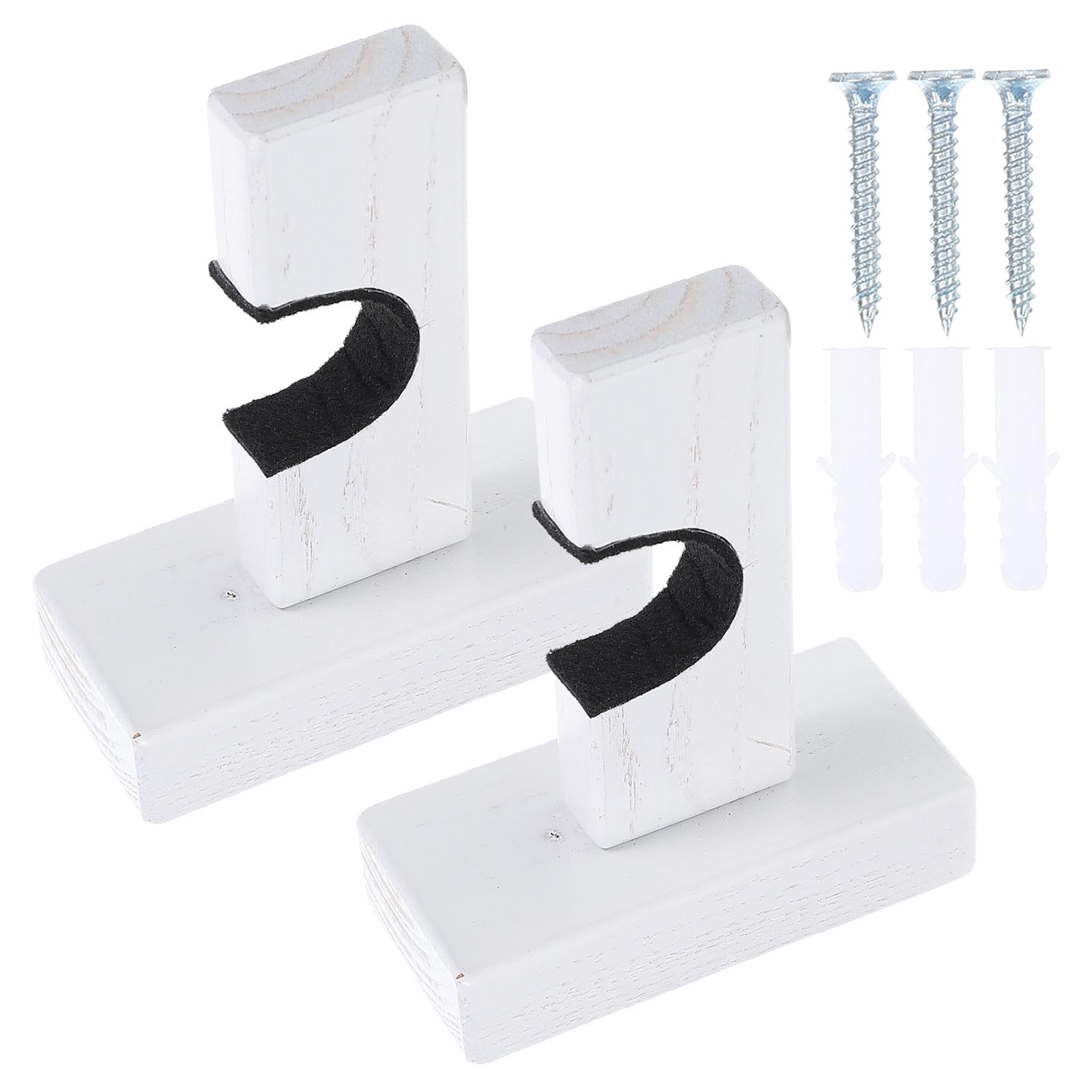 GETAJGHSD Cricket Bat Holder Wall Mount 1 Pair Wooden Bat Rack Multi-Function for Home