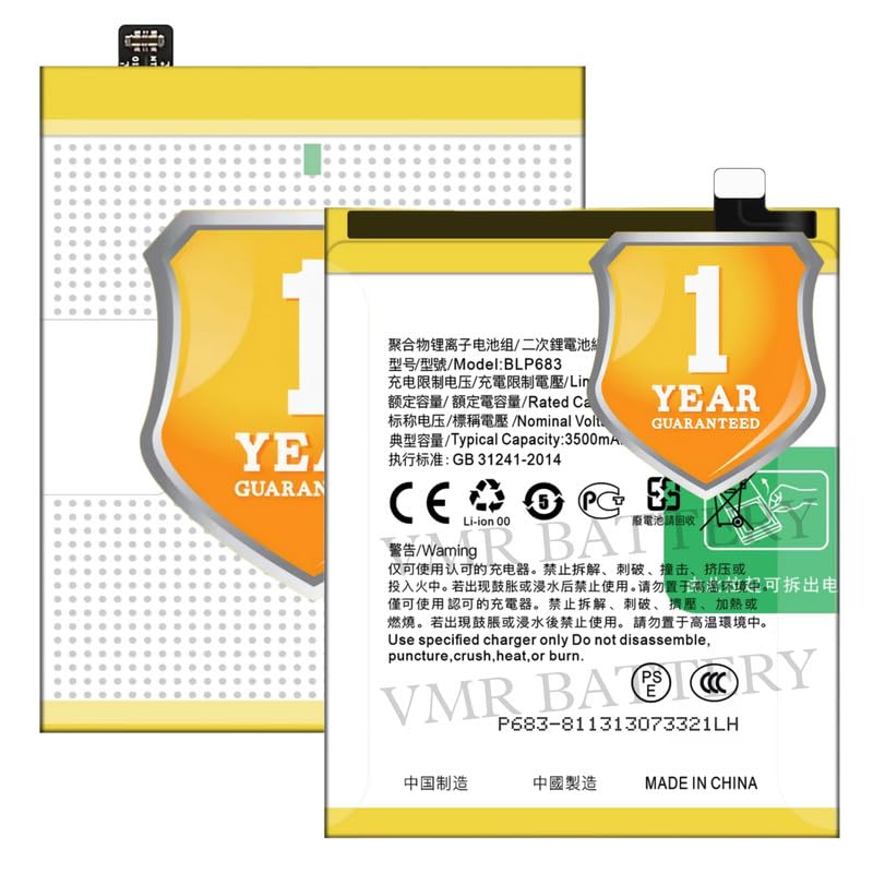 Image of Original BLP683 Battery Compatible for Realme 2 Pro | Realme U1 - (3500mAh) - 1 Year Warranty X2
