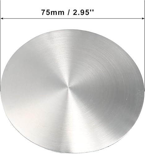 Miniatura 3 de X AUTOHAUX 4 unidades, 2.953 in, tono plateado, universal, tapacubos, emblema, insignia, calcomanía