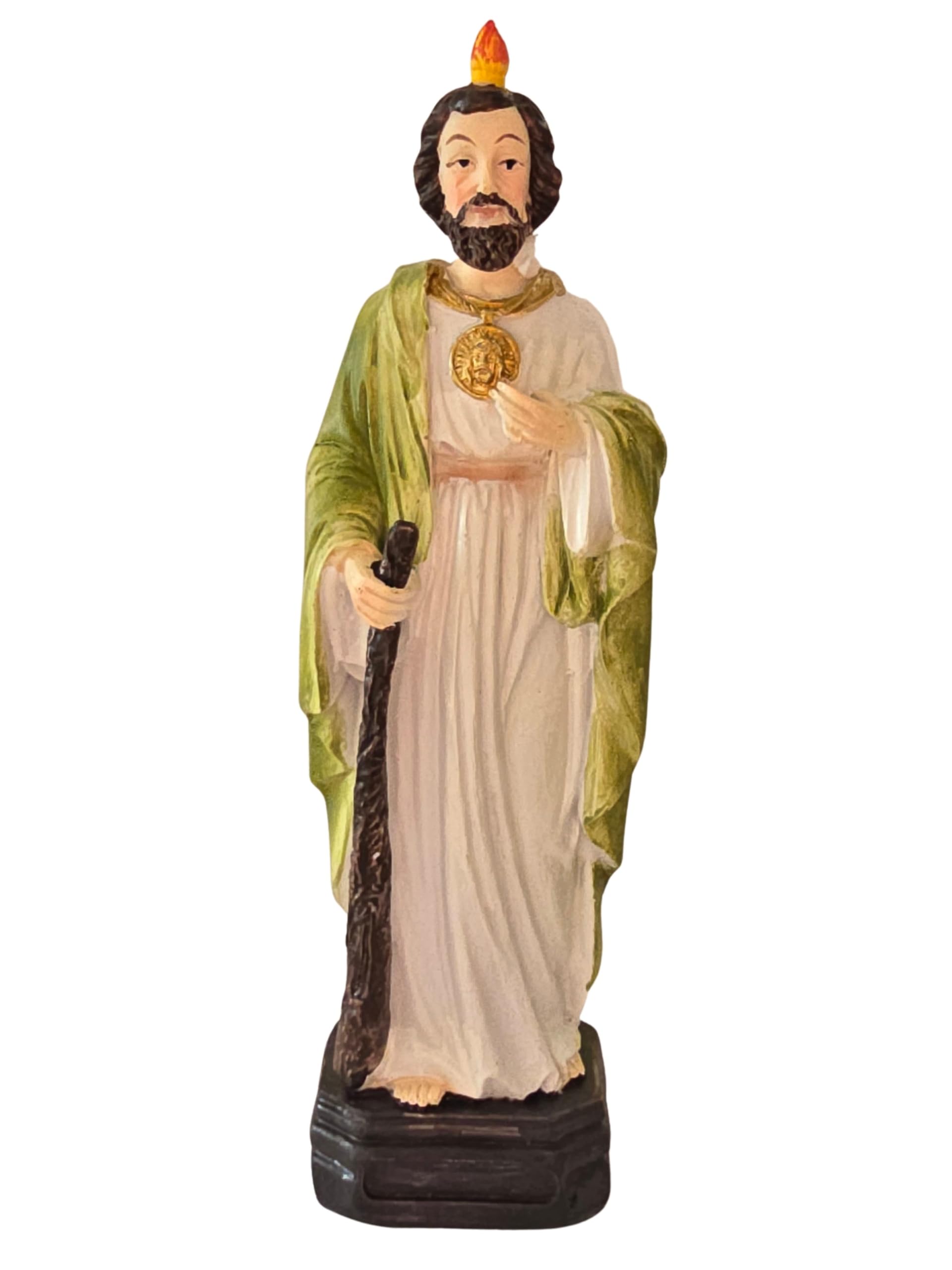 Figurine Saint Judas Thaddée en résine peinte à la main 20 cm DRW haute qualité