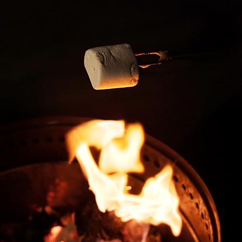 Miniatura 9 de Pozo de fuego sin humo  19 pulgadas  Chimenea de acero inoxidable 304  Pozos portátiles para exteriores con soporte para acampar  Bolsa y palos y