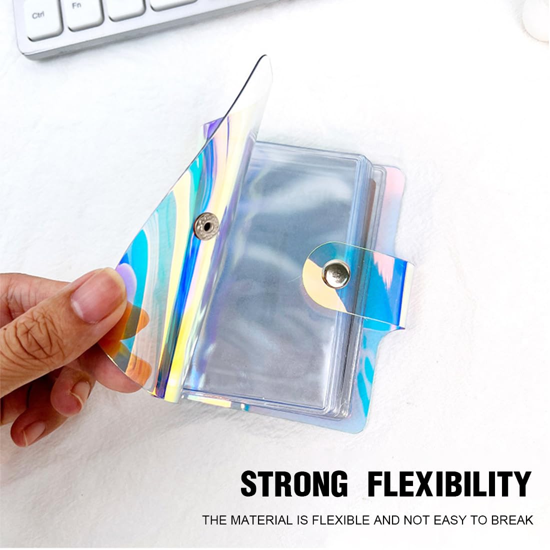 Mini Album Photo,Mini Petit Album Photo de Stockage de Photos,Album Photo pour Timbres Cartes scrapbooking pour Photos de 7,6 cm Compatible avec Fujifilm Instax Mini Film/Polaroid Instax Mini Film