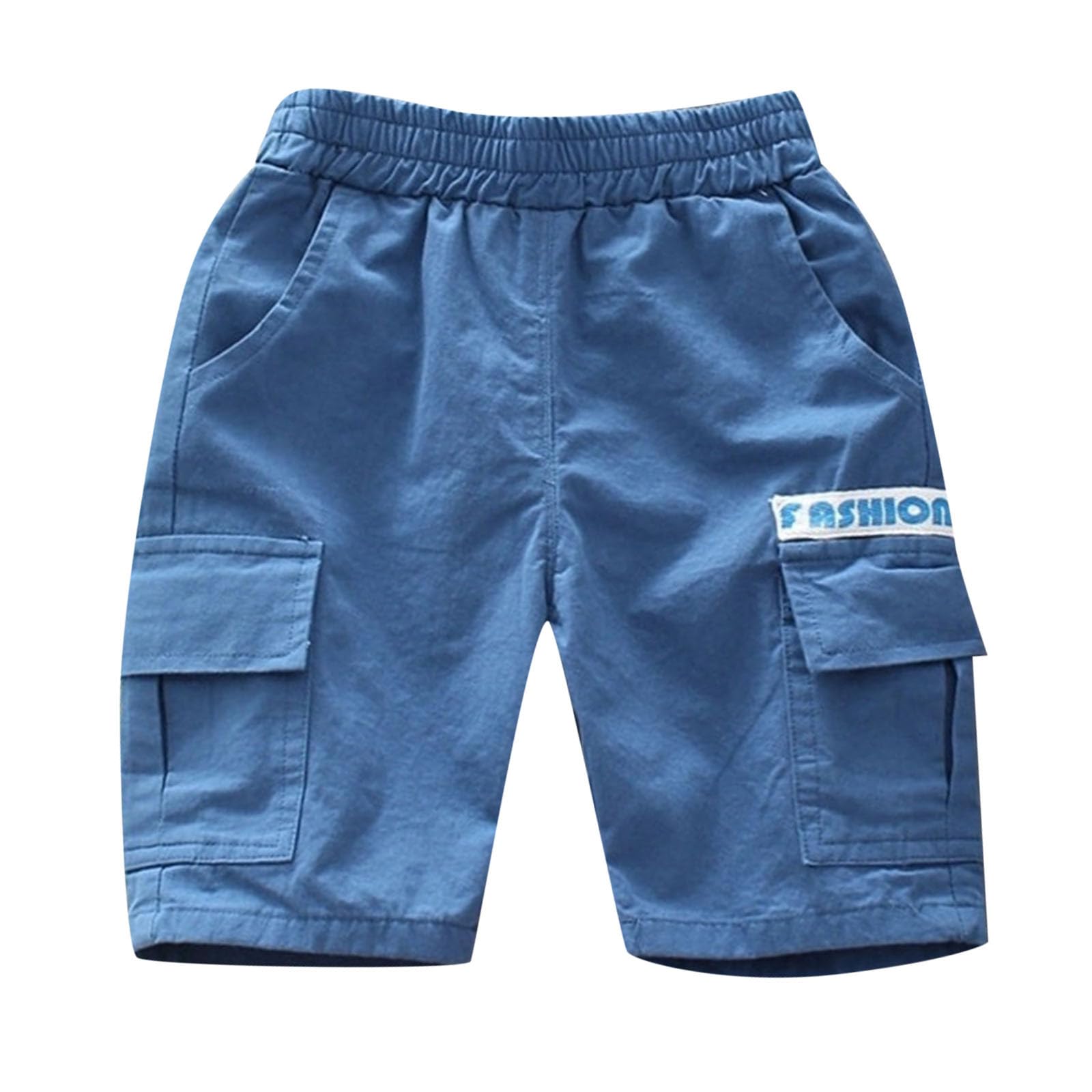 Genérico Bebé Niños Pantalones Cortos Verano, con Bolsillo, Cintura Elástica, Pantalones Cortos Casuales para Niños, Pantalones Cortos Deportivos para niños Sólido 1-8 años