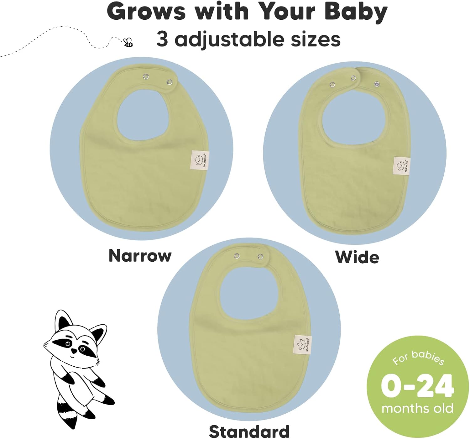 KeaBabies 5-Pack Burp Cloths for Baby Boys and Girls and 8-Pack Baby Bibs for Girls & Boys - Ultra Absorbent Burping Cloth, Teething Baby Bibs for Boy, Girl, Burp Clothes