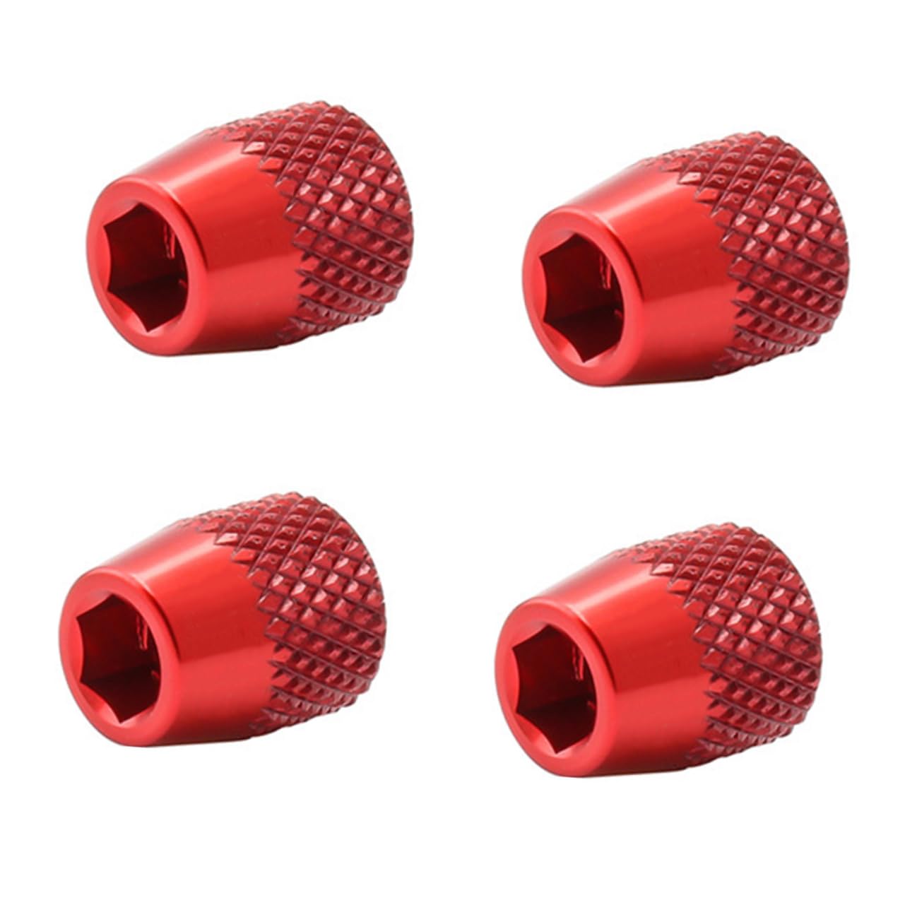 HANABASS 4Pcs Aluminum Alloy Fixing Nuts for Road Bike Accessories Lightweight and Durable Brake Block Fasteners Wear Resistant Bike Brake Nuts Easy to Install for